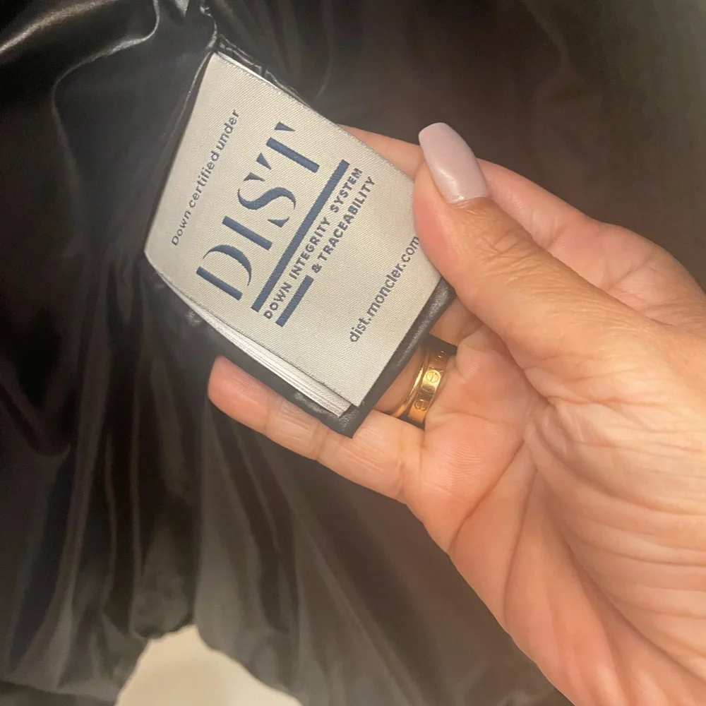 Moncler puffy black jacket size 0 - Picture 5 of 6